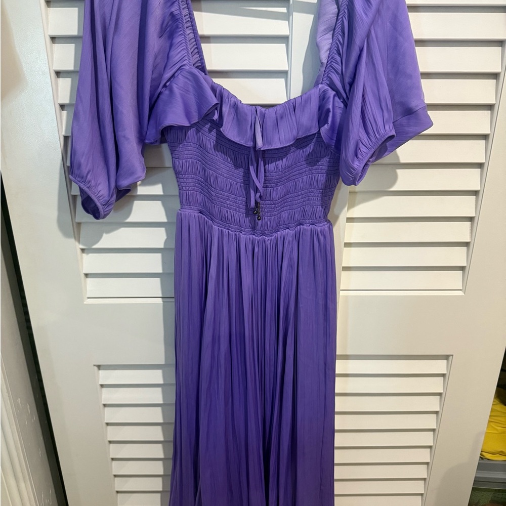 Elegant Purple Maxi Dress